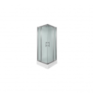 tuš kabina kvadratna lux 80x80x185, 5 mm staklo, bez kadice
