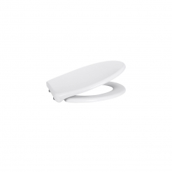 wc daska duroplast - soft close - bela